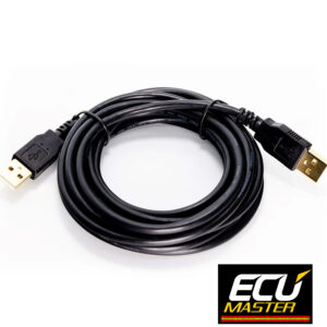 Cable USB A a USB A de repuesto para ECUMaster EMU o EMU Classic. Longitud de 3 metros.